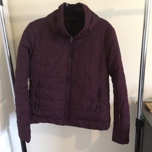 Deep purple winter jacket